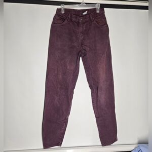 Vintage Bugle Boy Purple Jeans